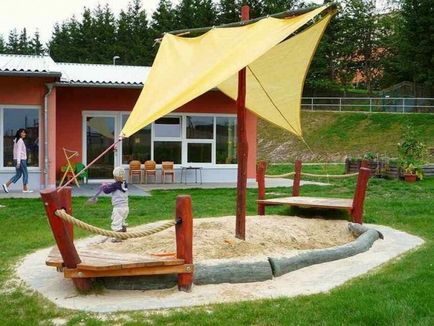 Cum de a face sandbox ciuperca cu mâinile lor, casa românească, el construiește și să trăiască în ea!