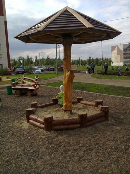 Cum de a face sandbox ciuperca cu mâinile lor, casa românească, să construiască și să trăiască în ea!