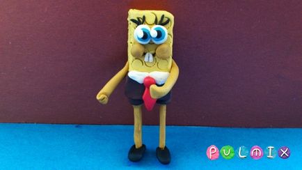 Cum sa faci burete bob din plastilină în etape