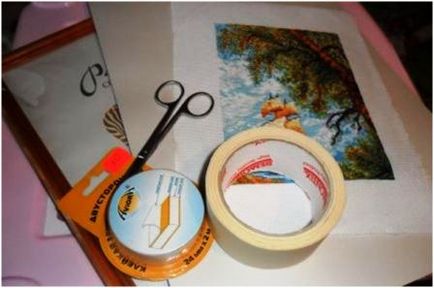 Cum sa faci o ramă foto sau broderie (mat) cu mâinile, pas cu pas fotografii (broderie) Cum sa faci o ramă foto sau broderie (mat) cu mâinile, pas cu pas fotografie