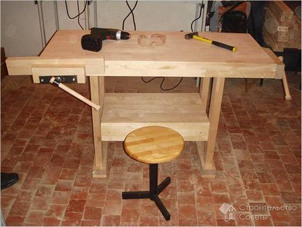 Cum sa faci un banc de lucru din lemn cu mâinile lor - Producție Workbench fotografie