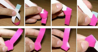 Cum sa faci o stea din hârtie împreună cu sistemele de mâini origami