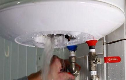 Cum se scurge apa din boiler corect, rapid, complet