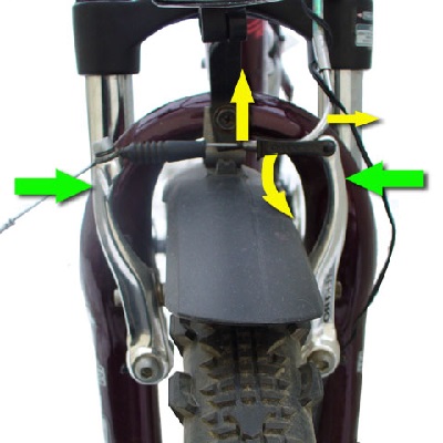 Cum de a elimina o roată de pe bicicletă, scoateți roata video de față și spate