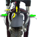 Cum de a elimina roata din spate a bicicletei din față sau și dreptul de a-l seta înapoi la club