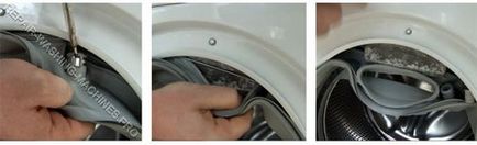 Cum de a elimina guma de pe tamburul mașinii de spălat, dacă este rupt