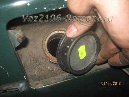 Cum să eliminați reparații rezervor de combustibil VAZ-2106