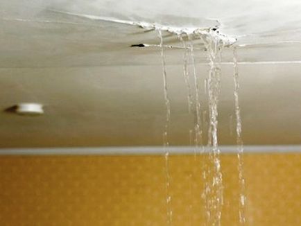 Cum de a elimina petele galbene de pe tavan, după inundarea tuturor plafoanelor