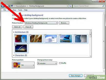Cum să eliminați imaginea de fundal din lista de fundal pentru desktop