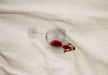 Cum de a elimina petele de vin roșu