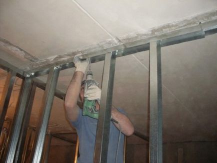 Cum de a consolida peretele de gips-carton pentru tavane, gipsportal