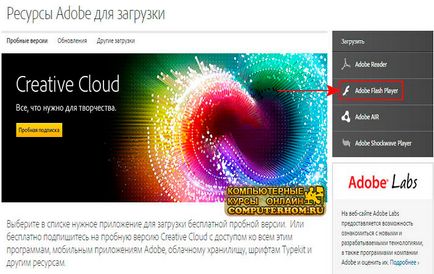 Cum se instalează flash player pe computer