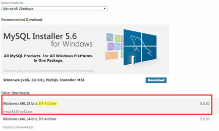 Cum se instalează MySQL pe Windows și nu se va rupe creierul (ferestre) Cum se instalează MySQL pe Windows și de a nu perturba creierul