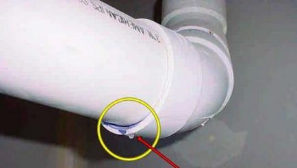 Cum de a elimina o scurgere în conducta cu apă sub presiune - într-un robinet de plastic, de încălzire,