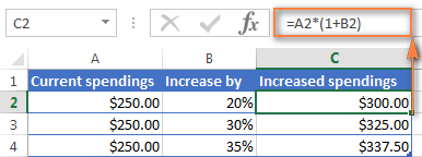 Ca și în Excel pentru a calcula procente lecție de procente de numărare incrementală