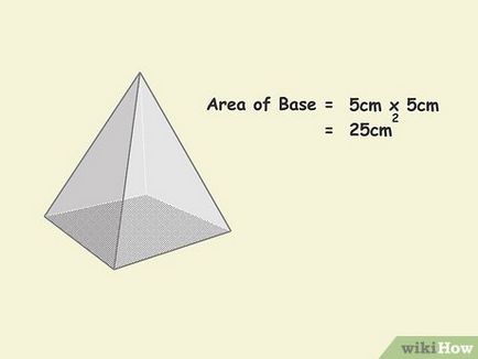 Cum de a calcula volumul unei piramide pătrat