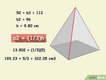 Cum de a calcula volumul unei piramide pătrat