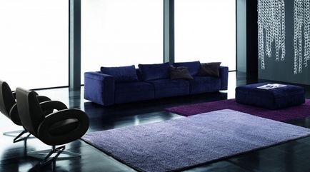 Cameră în violet - o varietate și combinație de gama