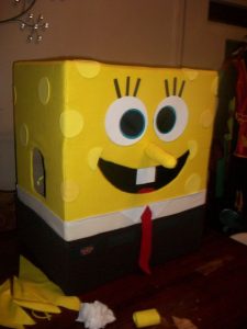 Suit SpongeBob (Sponge Bob) cu mâinile, podelkino