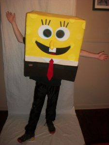 Suit SpongeBob (Sponge Bob) cu mâinile, podelkino