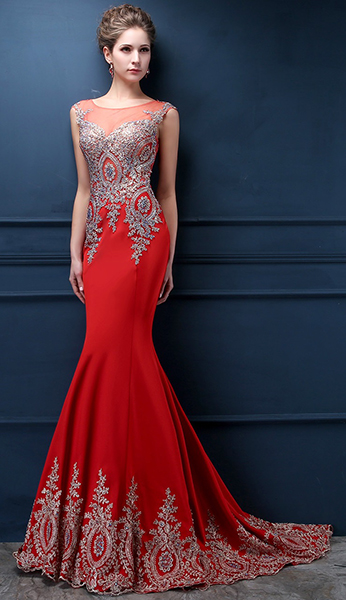 Red rochie de mireasa pentru mirese vibrante și pasionat
