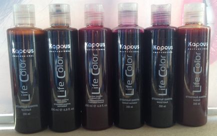 Colorat șampon - alternativă eficientă vopsea dovada