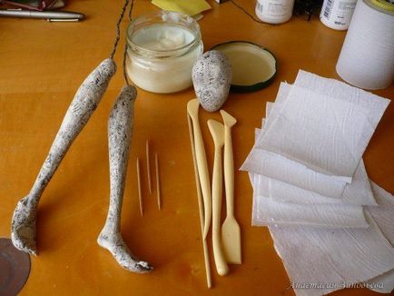 păpuși papier-mache cu propriile mâini - producție video și foto de păpuși articulate