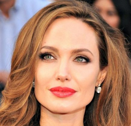 Machiaj Angelina Jolie, Angelina Jolie machiaj lecție fotografie