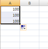 completați mâner în MS Excel - compatibil cu Microsoft Excel 2007, Excel 2010