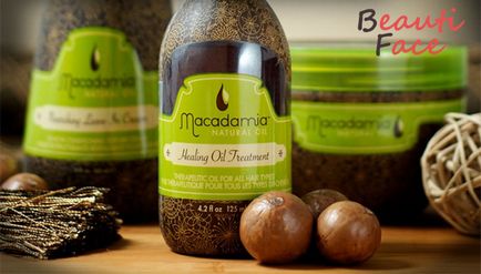 Ulei de macadamia pentru păr ca bază pentru măști hidratante interne