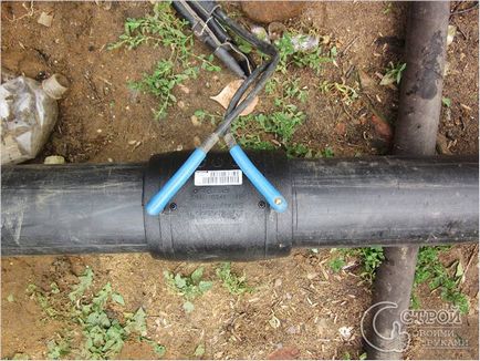 Montare de conducte din HDPE cu mâinile sale - instalarea conductelor HDPE