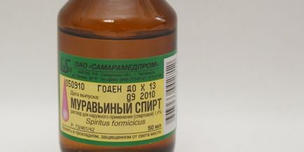 Ant ghid spirt- anti-inflamator agent, preț și recenzii de pregătire