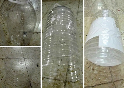 luntre din sticle de plastic