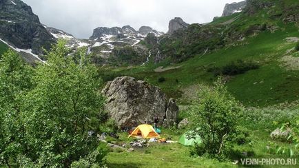 O excursie de o săptămână la Arkhyz la începutul lunii iulie 2017