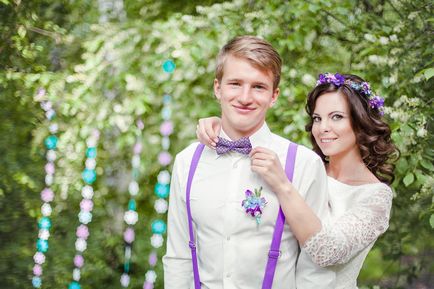 decorare nunta în stilul de lavandă ca o tendință modernă în 2017