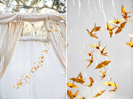 Origami - o modă nunta decor modern - patidekor