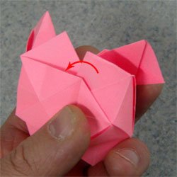 Origami Rose schema pas cu pas clasa expert și tutoriale video