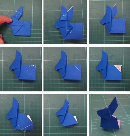 origami iepuraș
