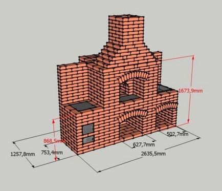 BBQ Cuptor cu Kazan poryadovkoy modele si complexe proiecte de simplu gratar