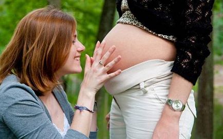 De ce nu se poate atinge burta in timpul sarcinii