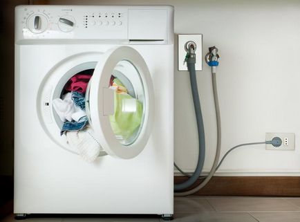 Conectarea mașinii de spălat modul de conectare la alimentarea cu apă și canalizare, mașină de mașină