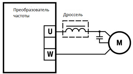 convertor de frecvență pentru o singură fază cu motor - modul de conectare