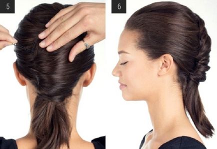 Hairstyle-shell, cum să faci un fir de păr coajă