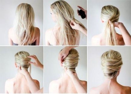 Hairstyle-shell, cum să faci un fir de păr coajă
