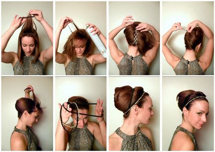 pas coajă hairstyle instrucțiuni pas cu fotografii și video