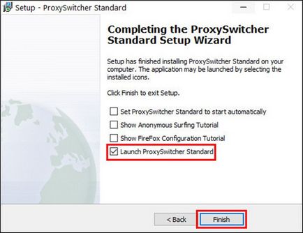 Programul proxy switcher ca pentru a merge on-line cu adresa IP a țării de destinație
