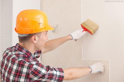 Recomandări cu privire la tencuiala de perete înainte de tapet lipirea sau vopsire