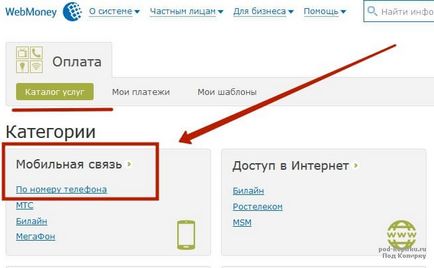 Acesta a decis cum să reîncărcați telefonul de la WebMoney (WebMoney) Acesta a decis cum să reîncărcați telefonul de la WebMoney