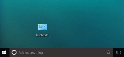 Dumnezeu Mode în Windows 10 aranjate cu ușurință