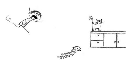 Desene, instrucțiuni cu privire la modul de a deveni o pisica in viata reala